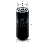 Mann WDK962/11 Yakıt Filtresi