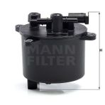 Mann WK12004 Yakıt Filtresi