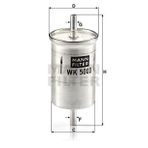 Mann WK5003 Yakıt Filtresi