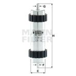 Mann WK6037 Yakıt Filtresi