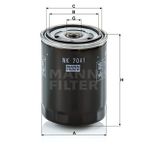 Mann WK7041 Yakıt Filtresi