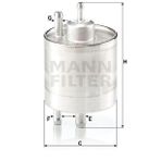 Mann WK711/1 Yakıt Filtresi