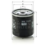 Mann WK712/5 Yakıt Filtresi