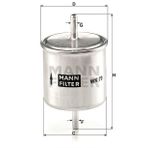 Mann WK79 Yakıt Filtresi
