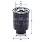 Mann WK8052Z Yakıt Filtresi