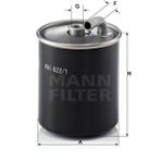 Mann WK822/1 Yakıt Filtresi