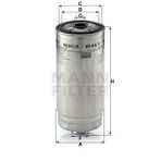 Mann WK845/9 Yakıt Filtresi