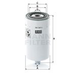 Mann WK9010 Yakıt Filtresi