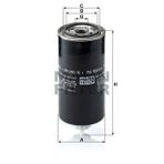 Mann WK950/16X Yakıt Filtresi