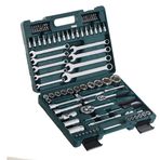 Mannesmann 82 parçalı lokma anahtar seti 1/4"+1/2", M29112