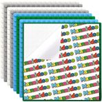 Mannidoo 8 Paket Soyma ve Yapıştır Masalar/Duvarlar için Büyük Taban Plakaları, Yapı Taşları için Klasik Büyük Yapışkan Plakalar - Tüm Büyük Markalarla Uyumlu, Yeşil/Beyaz/Gök Mavisi/Gri