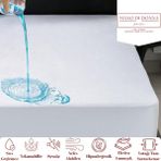 Mano Di Donna Tek/Çift Kişilik Micro Fitted Full Kenar Sıvı Geçirmez Yatak Koruyucu Alez 100x200/160x200cm - 160 x 200 cm - Beyaz