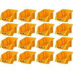 Mano Plastik Avadanlık Parça Kutusu 16 Parça Sarı 103X165X75 mm