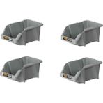 Mano Plastik Avadanlık Parça Kutusu 4 Parça Gri 265X420X177 mm