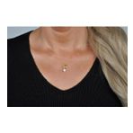 MANOLYA ÇİÇEKLİ HARFLİ KOLYE [ F ] BAYANKLY3000175