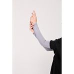 Manolya Şal Likralı Kaymayan Kurtarıcı 1 Çift Tesettür Kolluk - Standart - Gri