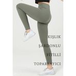 manolyabutik Fitilli Yüksek Bel Toparlayıcı Tayt