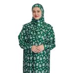 manolyaşal islamic hijab Pratik Tek Parça Manolya Desenli Namaz Elbisesi