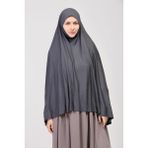 Manolyaşal Pratik Eşarp Standart Beden Peçeli 5xl Sufle - Füme