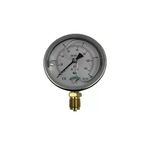 Manometre Gliserinli Alttan Çıkışlı Q100 - 0 - 10 Bar 1/2 A Tipi