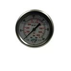 Manometre Gliserinli Arka Çıkışlı Q63 - 0 - 600 Bar 1/4