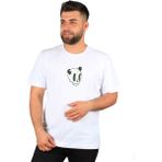 Manta Mnt 2307-1 Kuru Kafa Baskılı Erkek T-Shirt - Beyaz
