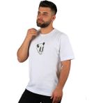 Manta Mnt 2307-1 Kuru Kafa Baskılı Erkek T-Shirt - XL - Beyaz