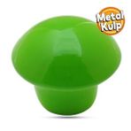 Mantar Düğme Kulp Çekmece Bebek Çocuk Genç Odası Dolap Kapak Kulpu Kulbu Yeşil Metal Kulp