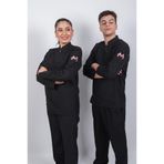 Mantar Düğme Siyah Aşçı Ceket SİYAH XS