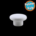 Mantar Kulp Düğme 1 Adet Çekmece Mutfak Mobilya Dolabı Dolap Kulpu Kulbu Plastik Kulp Beyaz