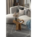 Mantar Orta Sehpa | Salon Sehpası - Ahşap Desen