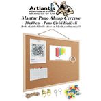 Mantar Pano Ahsap Cerceve 30X40 Cm 1 Adet Harita Civisi Hediyeli Duvara Monte Mantar Cerceve Evde Okulda Buroda Ofiste
