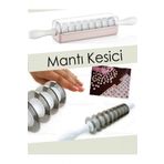 Mantı Kesme Merdanesi 9 Bıçaklı Mantı Yapma Aleti Düz Mantı Merdane Kesme Hamur Kesme