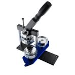 Manuel Buton Rozet Makinası Seti, Çelik Konstrüksiyon, 25-75mm Kalıp Ölçüleri, 6.5kg, Promosyon ve Hediyelik Eşya Üretimi için (44 MM)