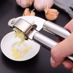 Manuel Paslanmaz Çelik Sarımsak Presi Ayrılabilir Zencefil Sebze Gıda Kırıcı Sıkacağı Makinesi Mutfak Doğrayıcı Pişirme Araçları (Yurt Dışından) - Garlic Presses - Renkli