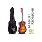 Manuel Raymond 6-8 yaş Klasik Gitar 1/2 Junior MRC87SB (KILIF HEDİYE)