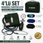 Manuel Tansiyon Aleti Set I Tüm yaş grupları için tek çözüm!