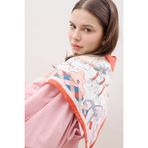 Manuka DESENLİ ORTA BOY SATEN FULAR LOVE PLACE
