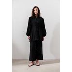 Manuka TENCEL BÜZGÜLÜ TUNİK SİYAH
