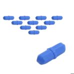 Manyetik Balık 8x25mm Halkalı/Mavi Karıştırıcı 10-Adetlik Set