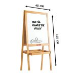 Manyetik Çift Taraflı Ahşap Yazı Tahtası (2 Adet)