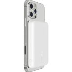 Manyetik Kablosuz Güç Bankası 2.5k (Magsafe ile Uyumlu Taşınabilir Şarj Cihazı, 2500 Mah Küçük Kapasiteli Kompakt Mini Hızlı Şarj, Usb-C - Usb-C Kablo Dahil) - Beyaz