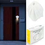 Manyetik Kapı Kilidi Işığı - Şarj Edilebilir Hareket Sensörü Anahtar Deliği Işığı - Kapılar için Çok Yönlü Kablosuz Lamba - Otomatik Açma/Kapama Fonksiyonlu Şık Kabuk Şekilli Anahtar Deliği LED