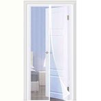 Manyetik sineklik, kapı sinekliği, 110 x 205 cm, sivrisinekleri dışarıda tutar, yukarıdan aşağıya contalı, manyetik perde, balkon, sürgülü kapılar, oturma odası, çocuk odası için, beyaz