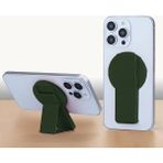 Manyetik Telefon Yüzük Tutucu Stand iPhone 16/15/14/13/12 Serisi Tüm Magsafe ile Uyumlu Destekli Cihazlarla Uyumlu Telefon Stand Özelliği Manyetik Cep Telefonu Yüzük Tutucu (Koyu Yeşil)