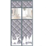 Manyetik termal yalıtımlı kapı perdesi, su geçirmez ve rüzgar geçirmez, Oxford kumaş, koridorlar için, 110 x 230 cm, enerji tasarruflu, manyetik kapatma, akordeon tarzı, ev ve ofis kullanımı için