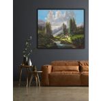 Manzara Doğa El Yapımı Yağlı Boya Tablo 94x79cm