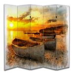 Manzara Tasarımlı Özel Tasarım Paravan Room Divider 180 x 200 cm