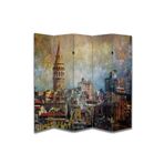Manzara Temalı Özel Tasarım Paravan Room Divider PRV1012, 180 x 180