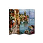 Manzara Temalı Özel Tasarım Paravan Room Divider PRV1065, 180 x 180